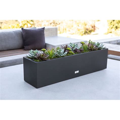 veradek metallic series galvanized steel planter box|Metallic Series Galvanized Steel Planter Box.